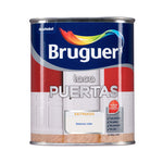Laca para puertas Bruguer satinada 750ml color blanco roto para renovación de madera metal y PVC