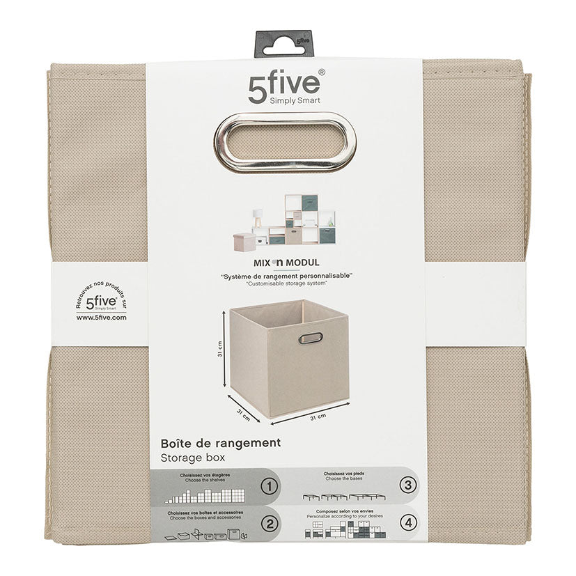 Cesta Tela Plegable Siena para Mix'n Modul 5five — Cajas Decorativas