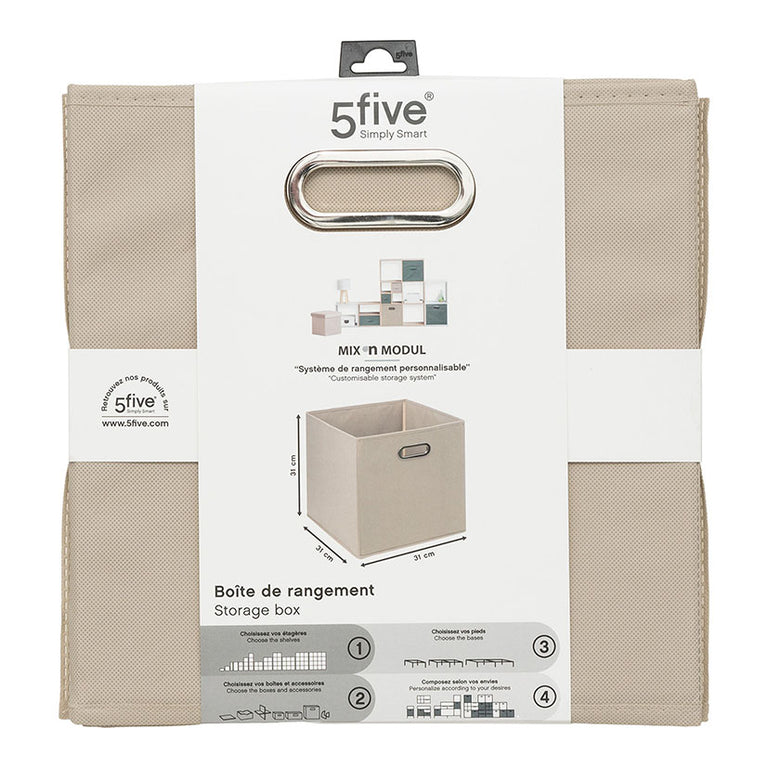 Cesta Tela Plegable Siena para Mix'n Modul 5five — Cajas Decorativas