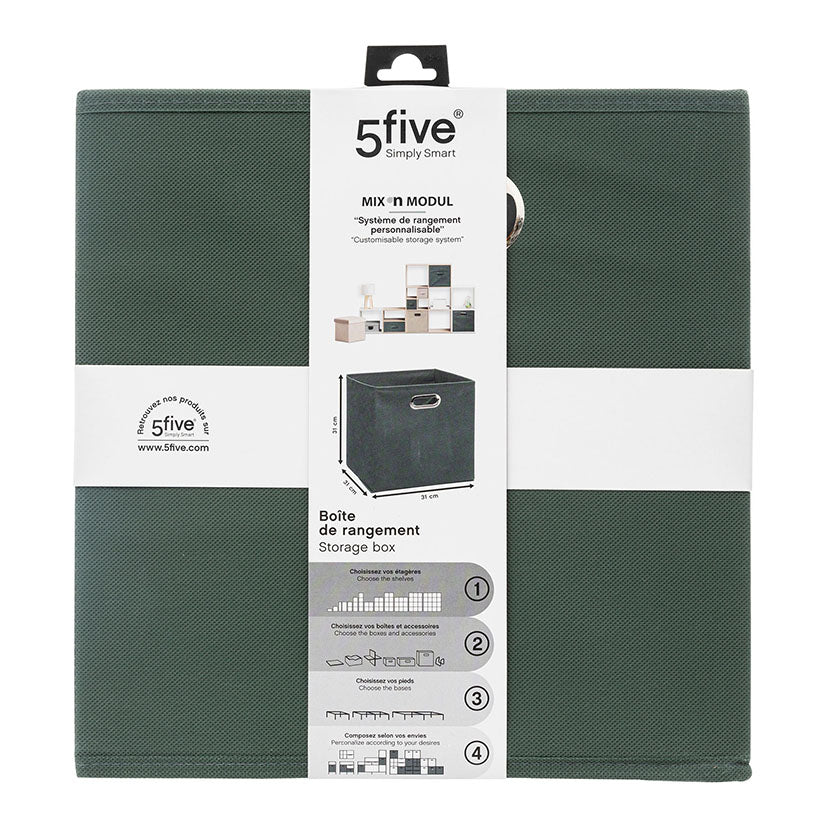 Cesta Tela Plegable Siena para Mix'n Modul 5five — Cajas Decorativas