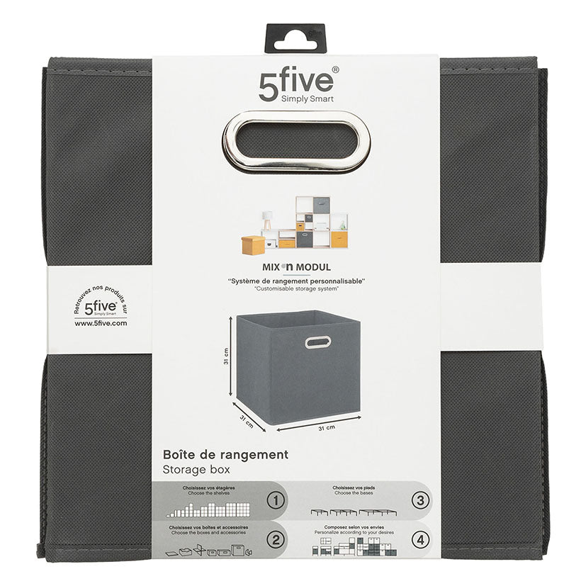 Cesta Tela Plegable Siena para Mix'n Modul 5five — Cajas Decorativas