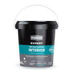 Cubo de pintura plástica interior RATIO Expert blanco nieve 4 litros