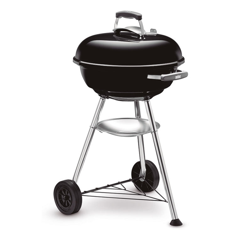 Pack Barbacoa Weber Compact Kettle Ø 47 Cm y 3 Kg Briquetas Weber — Barbacoas y Hornos
