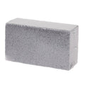 Piedra de limpieza abrasiva gris para barbacoas y parrillas con envoltorio de plástico transparente
