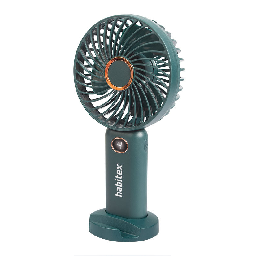 Ventilador de escritorio USB Habitex VMM99 verde con indicador LED