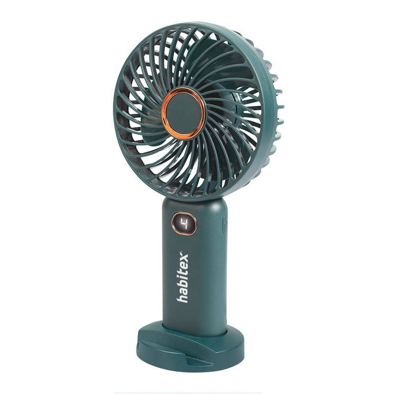 Ventilador de escritorio USB Habitex VMM99 verde con indicador LED