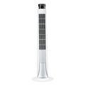 Ventilador de torre Habitex VT095 blanco con panel de control superior y diseño estilizado