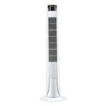 Ventilador de torre Habitex VT095 blanco con panel de control superior y diseño estilizado