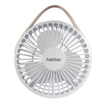 Ventilador de sobremesa Habitex MVM96 frontal con rejilla circular de seguridad