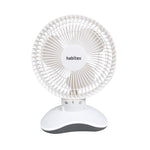 Ventilador de sobremesa Habitex MVM97 de 5W con cabezal de 18 cm y función oscilante vista frontal