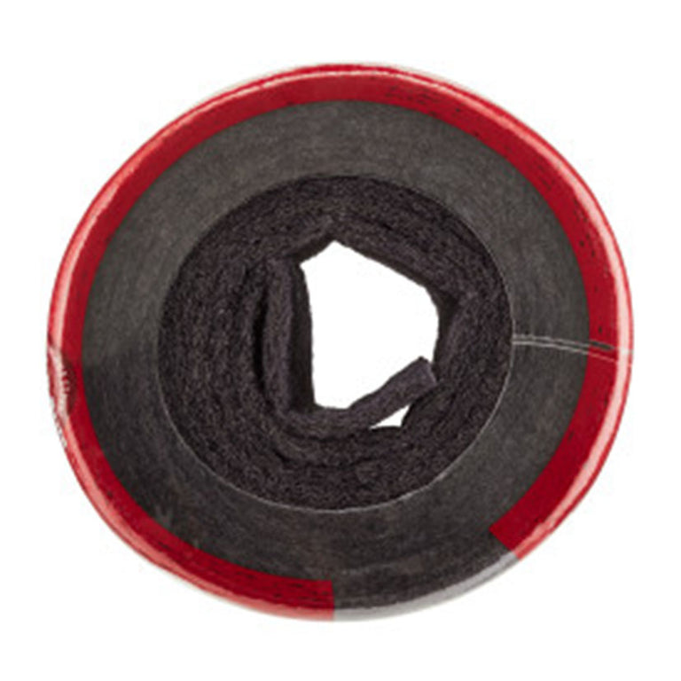 Vista superior del rollo de estropajo precortado 3M Scotch-Brite Clean and Finish de 15 metros.