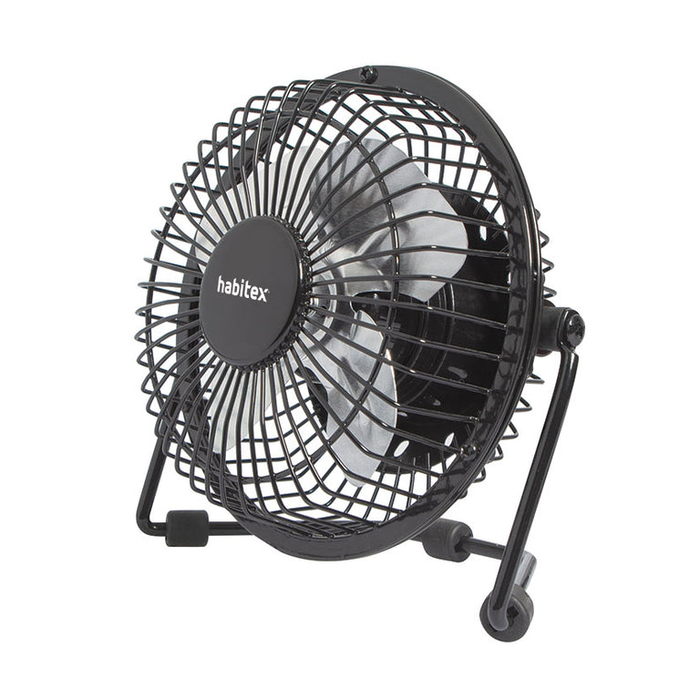 Ventilador de sobremesa Habitex VM-01 con rejilla de seguridad y base estable