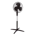 Ventilador de pie Tristar VE-5754 color negro con rejilla de seguridad y base de cuatro patas