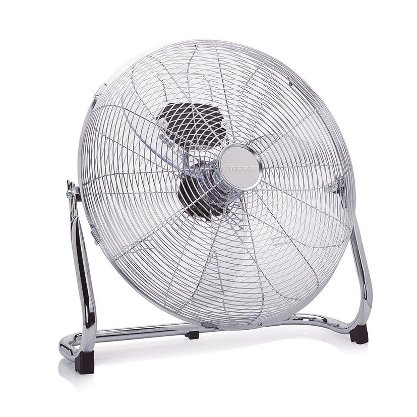 Ventilador circulador Tristar VE-5935 cromado de 45 cm con rejilla de seguridad metálica
