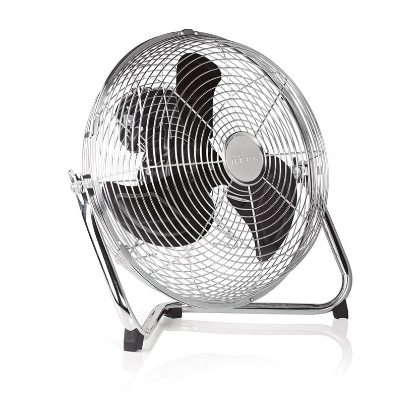 Ventilador circulador de aire Tristar VE-5937 metálico cromado de 40 cm y 70W para suelo.