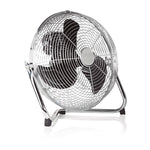 Ventilador circulador de aire Tristar VE-5937 metálico cromado de 40 cm y 70W para suelo.
