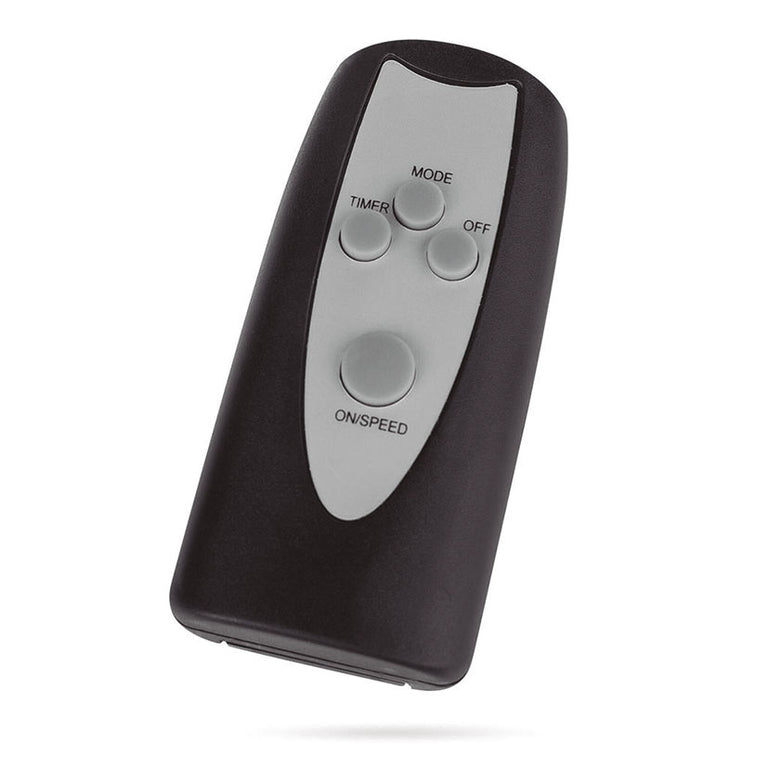 Mando a distancia compacto para ventilador Tristar con botones de modo, temporizador y encendido
