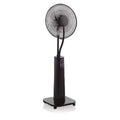 Ventilador nebulizador Tristar VE-5884 negro con base de ruedas y depósito de agua integrado.