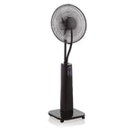 Ventilador nebulizador Tristar VE-5884 negro con base de ruedas y depósito de agua integrado.