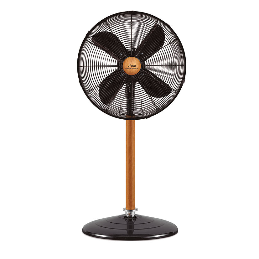 Ventilador de pie UFESA Masachusets con cabezal de 40 cm y 4 aspas de alto flujo