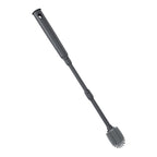 Cepillo limpiabotellas ajustable Metaltex Brush Up color gris oscuro extendido.