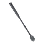 Cepillo limpiabotellas ajustable Metaltex Brush Up color gris oscuro extendido.