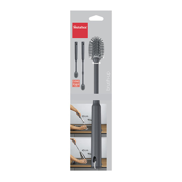 Cepillo Limpiabotellas Ajustable Metaltex Brush Up Metaltex — Accesorios de Limpieza