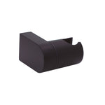 Soporte para mango de ducha HABITEX acabado negro mate moderno y minimalista.