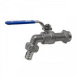 Grifo Jardín Esfera MT 1/2" Palanca Inox PN16 Azul