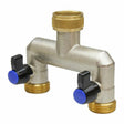 Distribuidor Grifo 2 Vías MT Latón 3/4"