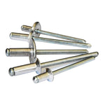 Conjunto de remaches de aluminio de diferentes tamaños para fijación profesional