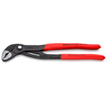 Tenaza ajustable KNIPEX Cobra 87 01 300 mm con sistema de ajuste rápido por botón.