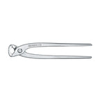 Detalle de la cabeza de corte y articulación de tenaza rusa profesional KNIPEX