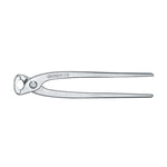 Detalle de la cabeza de corte y articulación de tenaza rusa profesional KNIPEX