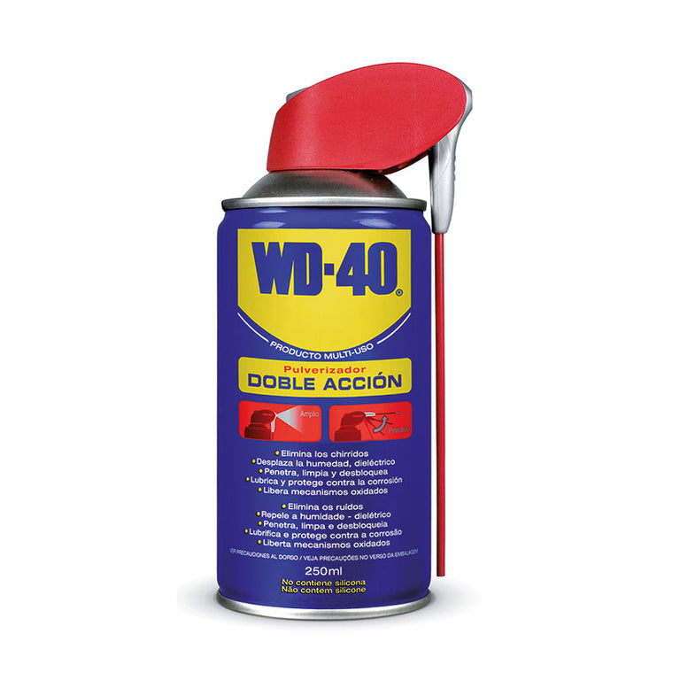 Lubricante profesional WD-40 250ml con cabezal pulverizador Doble Acción