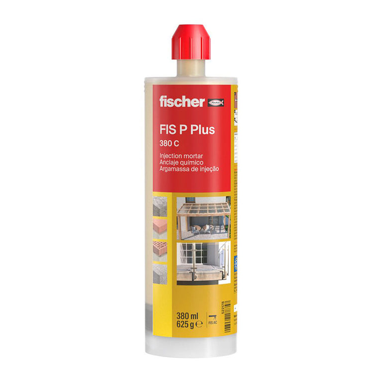 Cartucho de anclaje químico Fischer FIS P Plus 380C de 380ml para hormigón y mampostería