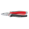 Alicate universal RATIO Serie 6000 con mango ergonómico trimaterial rojo y negro