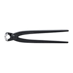 Primer plano de los filos de corte templados de la tenaza rusa KNIPEX 99 00.