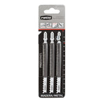 Pack de 3 unidades de sierras de calar RATIO ProSeries RT345XF en blíster original para uso profesional.