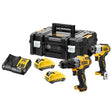 Kit DEWALT 12V XR: Taladro Percutor + Atornillador Impacto