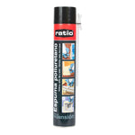 Bote de espuma de poliuretano RATIO en aerosol con cánula, 750ml, para relleno de juntas y grietas.