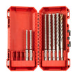 Juego 7 Brocas SDS-Plus Milwaukee MX4