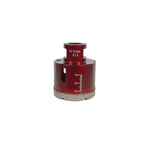 Corona de diamante RATIO 50mm para porcelánico con rosca M14 y escala milimetrada
