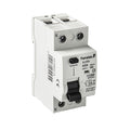 Interruptor diferencial Famatel 2 polos 40A 30mA con botón de test y palanca de mando frontal.