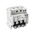 Interruptor IGA combinado Famatel 2P con protección contra sobretensiones vista frontal