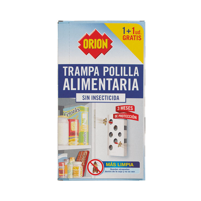 Pack de 2 trampas Orion para polilla alimentaria sin insecticida con protección de 3 meses