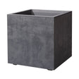 Maceta Cubo Deroma Millennium 39x39cm Antracita