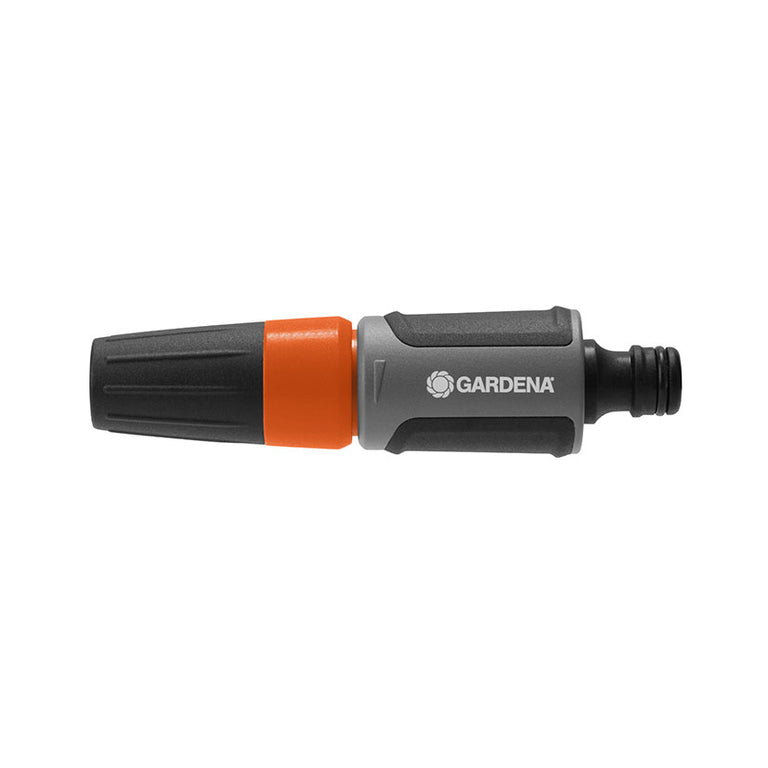 Lanza de limpieza GARDENA multichorro con diseño ergonómico en color gris y naranja