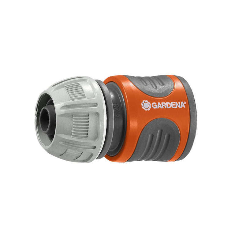Conector de manguera GARDENA ergonómico para conexión rápida y estanca