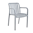 Silla de Jardín Greta Apilable con Reposabrazos